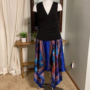 I.N. Studio vibrant colors dress, size 16